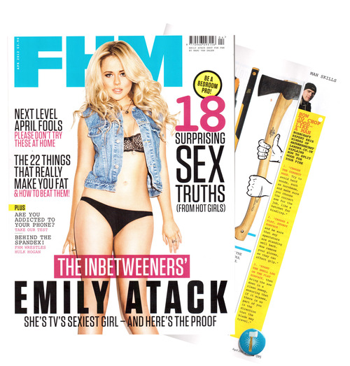 Kris Miners in FHM Magazine