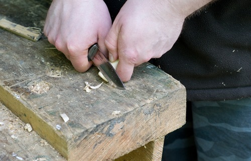 carving a catapult