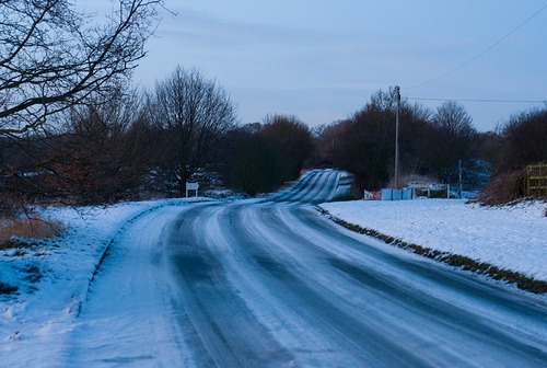 Icy Essex Road